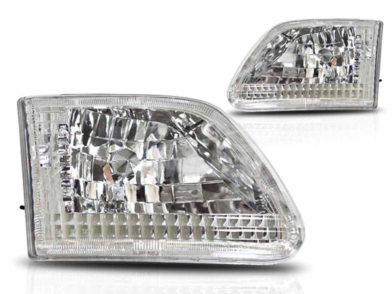 Winjet Chrome Headlights