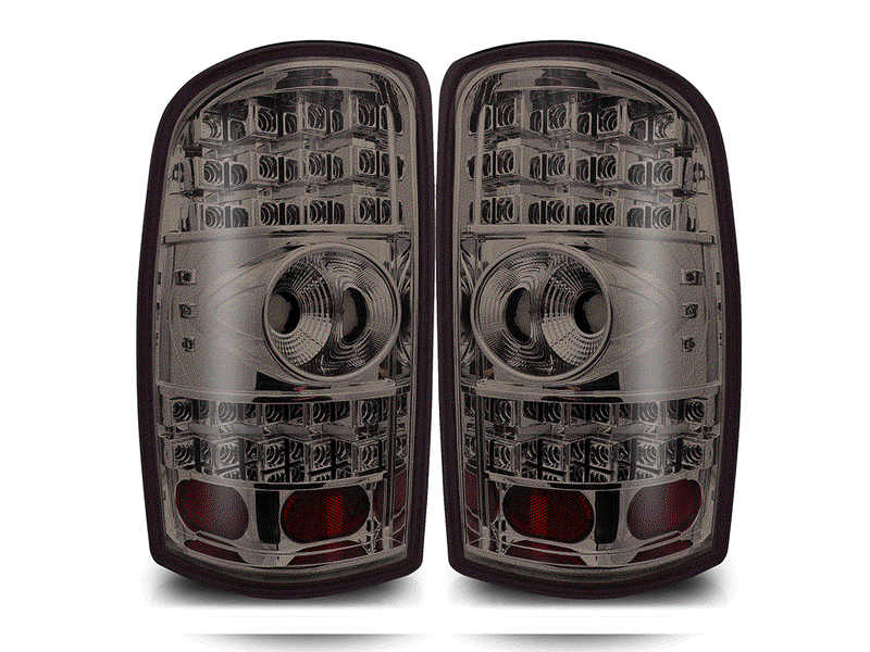 Winjet Smoked Chrome LED Tail Lights
